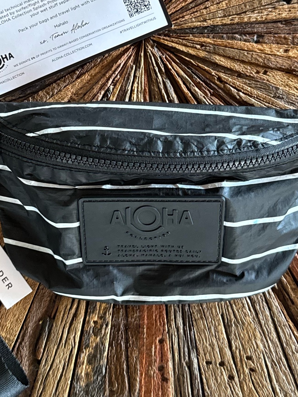 ALOHA COLLECTION•MINI HIP PACK•PINSTRIPE•OS - Picture 5 of 10
